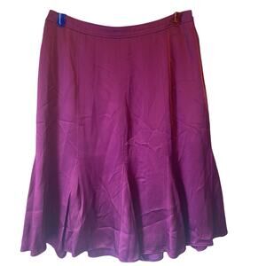 Ann Taylor Purple Mini Skirt